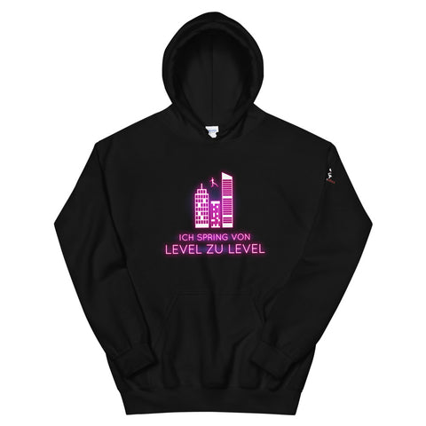 Ich spring von Level zu Level - Hoodie - Cyberkillaz