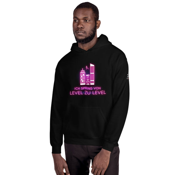 Ich spring von Level zu Level - Hoodie - Cyberkillaz